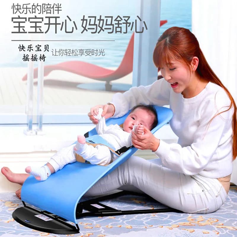 Sedia a dondolo per bambini Sedia a dondolo multifunzione portatile per bambino Sedile per buttafuori regolabile con culla per cuscino di protezione per giocattoli