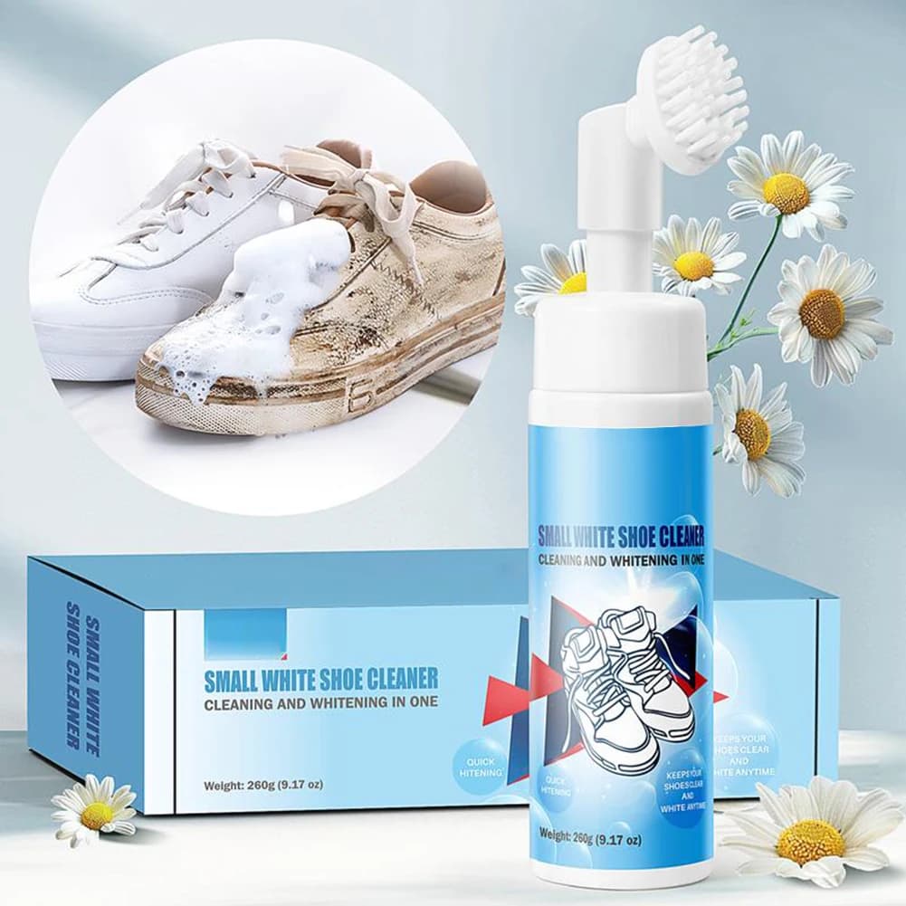 Spray portatile per rimuovere macchie di scarpe con testina per viaggi Uso versatile Pulizia post-allenamento