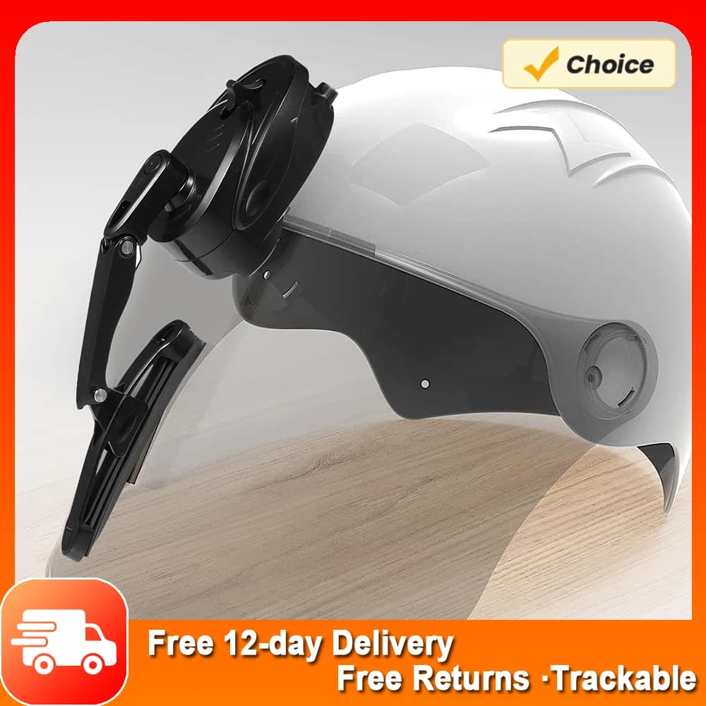Tergicristallo per casco moto 2W impermeabile USB casco per moto tergicristallo Mini tergicristallo per casco elettrico miglioramento della sicurezza di guida
