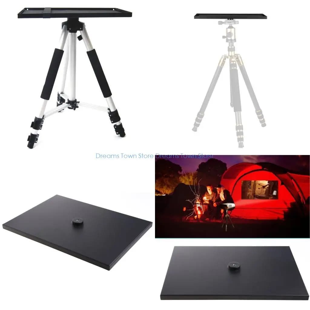 Supporto per vassoio per proiettore per pallet HX6A per notebook portatile Treppiede a vite da 1/4" a 3/8"