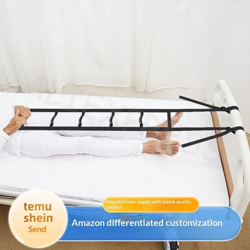 Adjustabe Bed Assist Strap With Handrails Pull Up Sit Up Wake Up Rope Elderly Get Up Aid Disabled Get Up Ladder Assist Belt