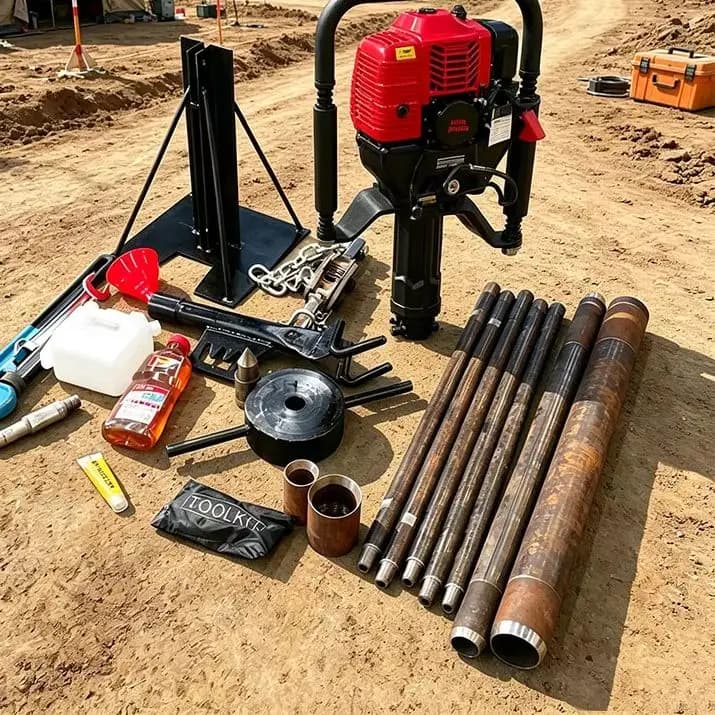 Customized High Precision Backpack Drill Rig Petrol Diesel 15m Soil Rock Concrete Sampling Complete Core Collection Machine
