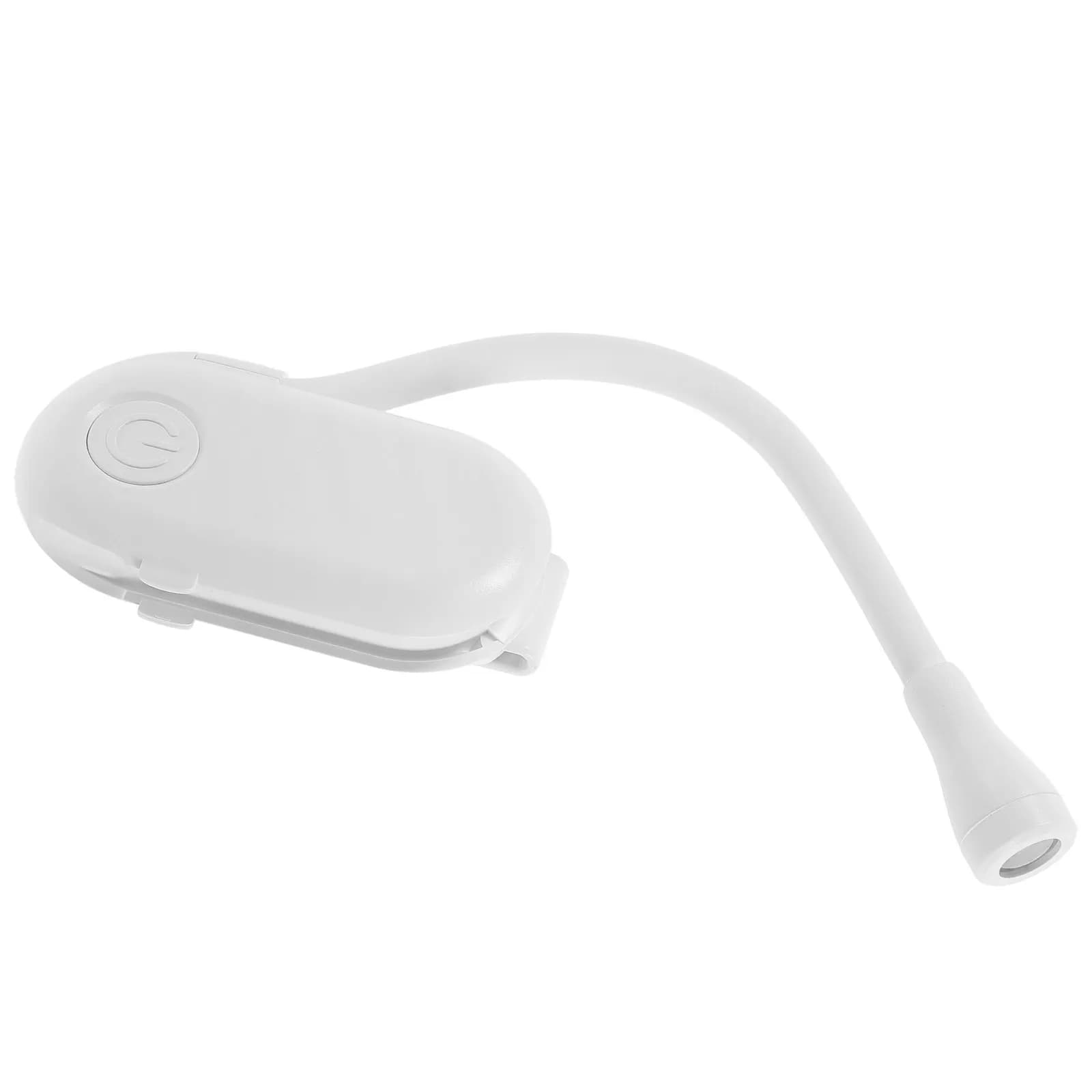 Mini Lampada da Lettura a Clip Ricaricabile USB, Protezione per gli Occhi, Design con Morsetto Regolabile per Letto, Scrivania, Studio
