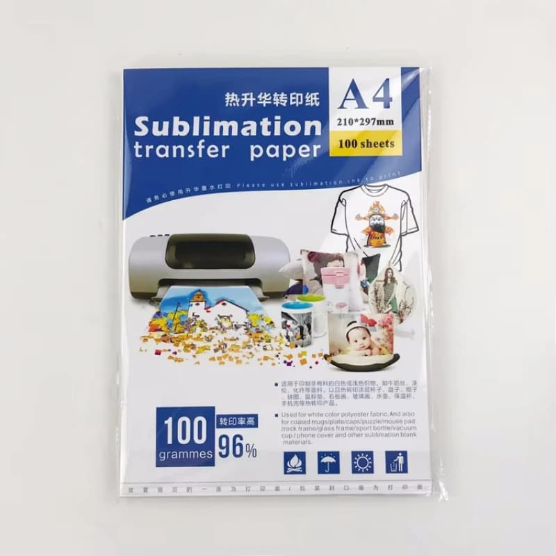 Carta per sublimazione a trasferimento termico A4, carta per sublimazione termica, carta per trasferimento di inchiostro a sublimazione termica