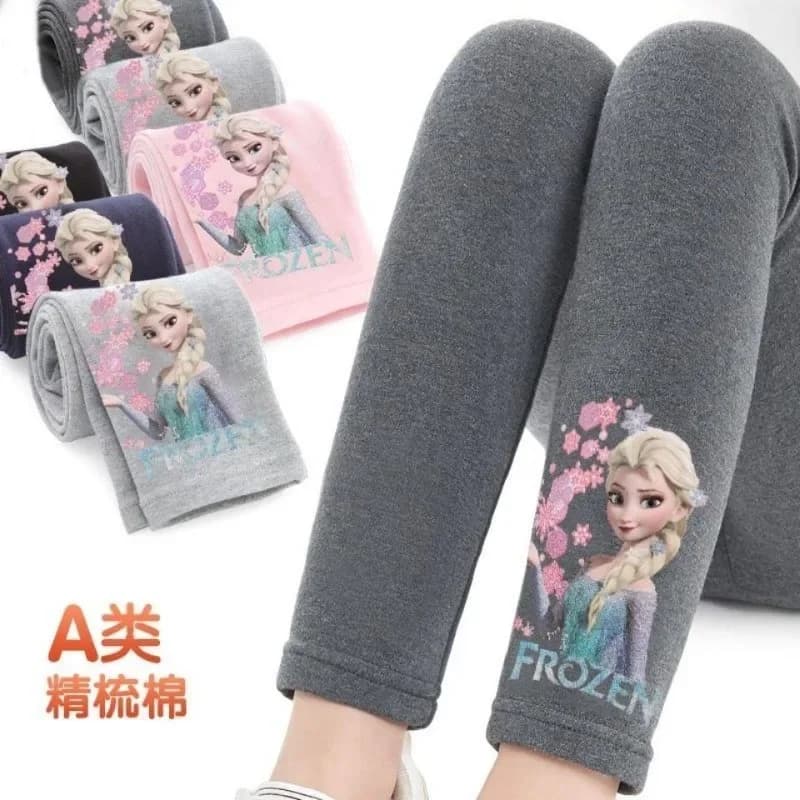 Frozen Elsa girls' leggings spring and autumn princess cotton outer socks leggings fashionable and comfortable for kids