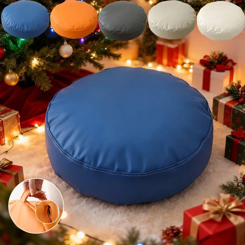 Japanese Style Cushion Solid Color Soft Breathable Thickened Tatami Floor Cushion for Meditation Car Seat Balcony Seating Pillow