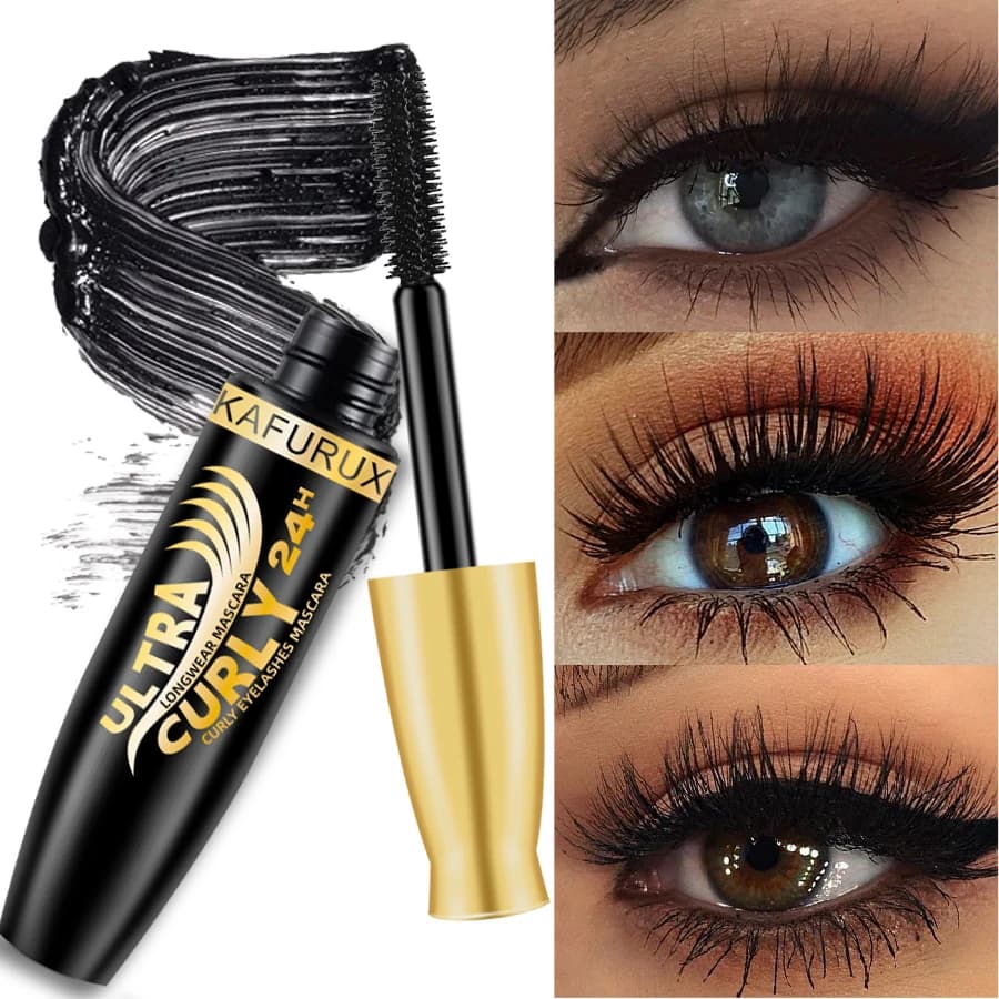 5D Black Waterproof Mascara Extends Silk Fiber Mascara Extension Cosmetic Makeup Korean For Women Gifts Addensare
