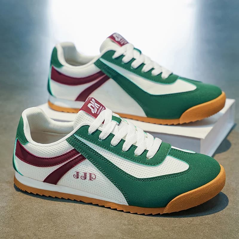 Men's casual shoes, fashionable sports shoes, classic and stylish low-top lace-up shoes, lightweight, comfortable and breathable