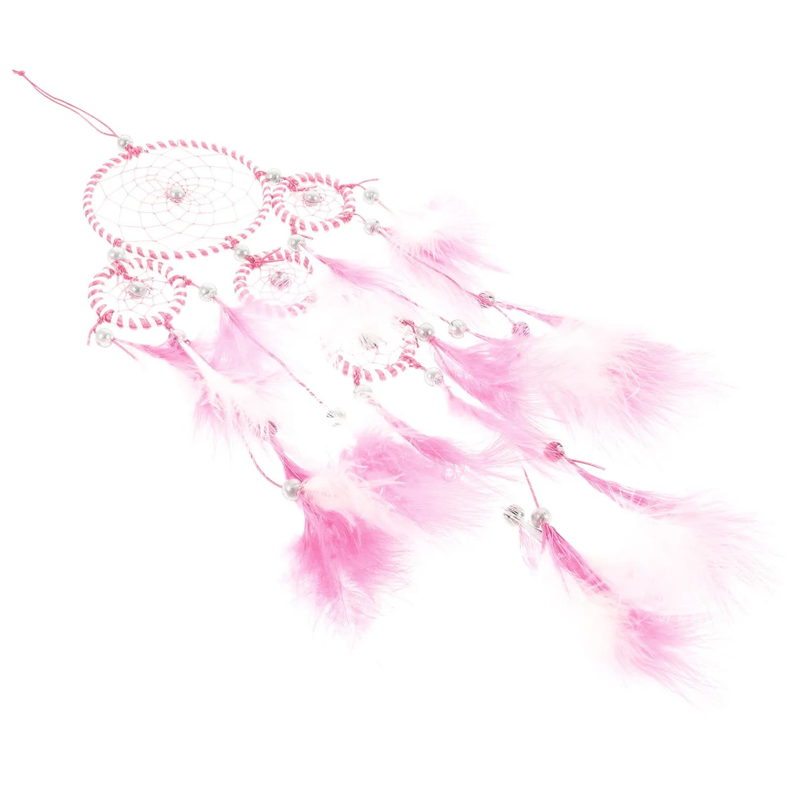 Dream Catcher Wall Hanging Decor for Bedroom Living Room Car Indoor Outdoor Rainbow Handmade Woven Pendant Gift for