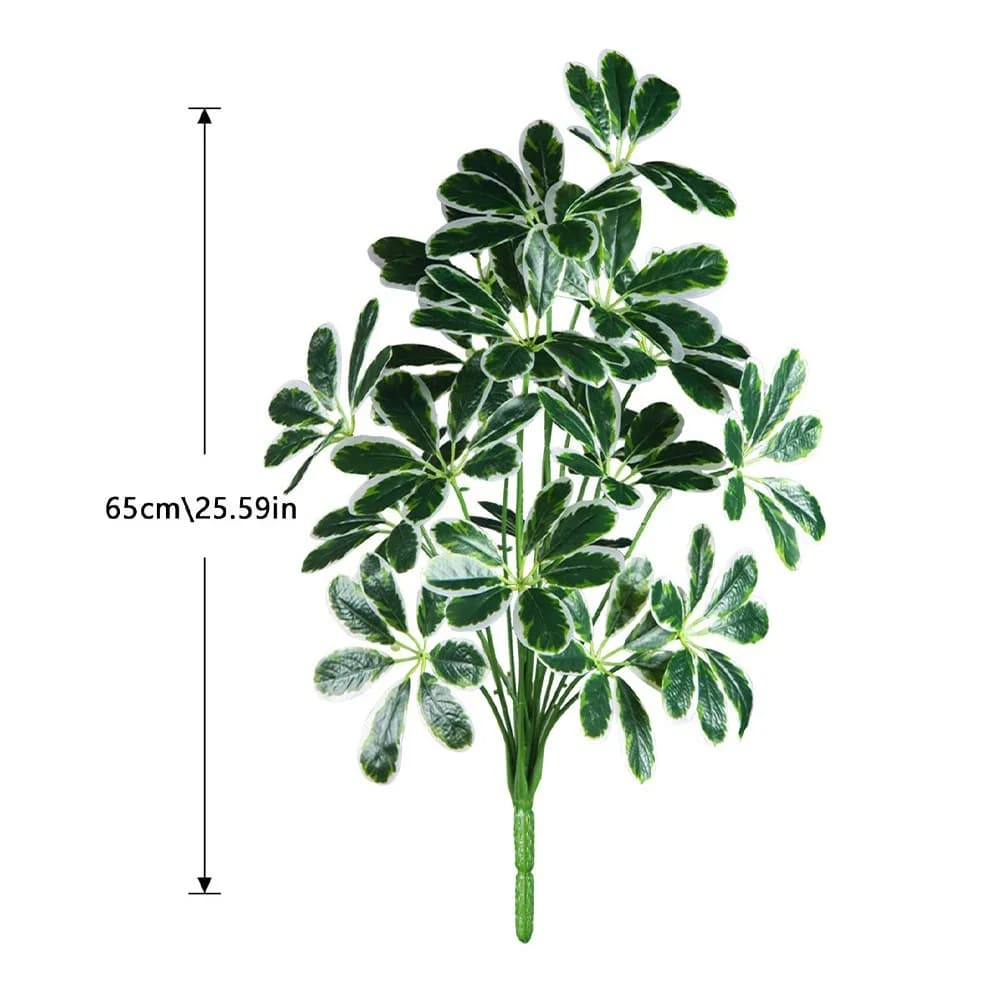 50-75cm Height Fake Palm Plants Large Size Monstera Leaves Artificial Monstera Tree Croton Leafs Plastic Material