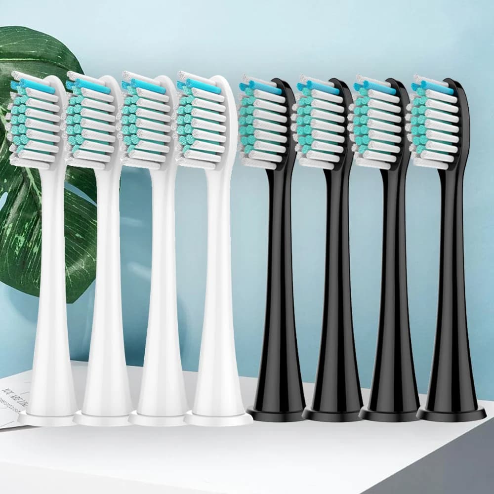 Replacement heads for 8-piece toothbrush compatible with Philips Sonicare Replacement heads for electric toothbrush 4100 6500 6100 7500 5300 1100