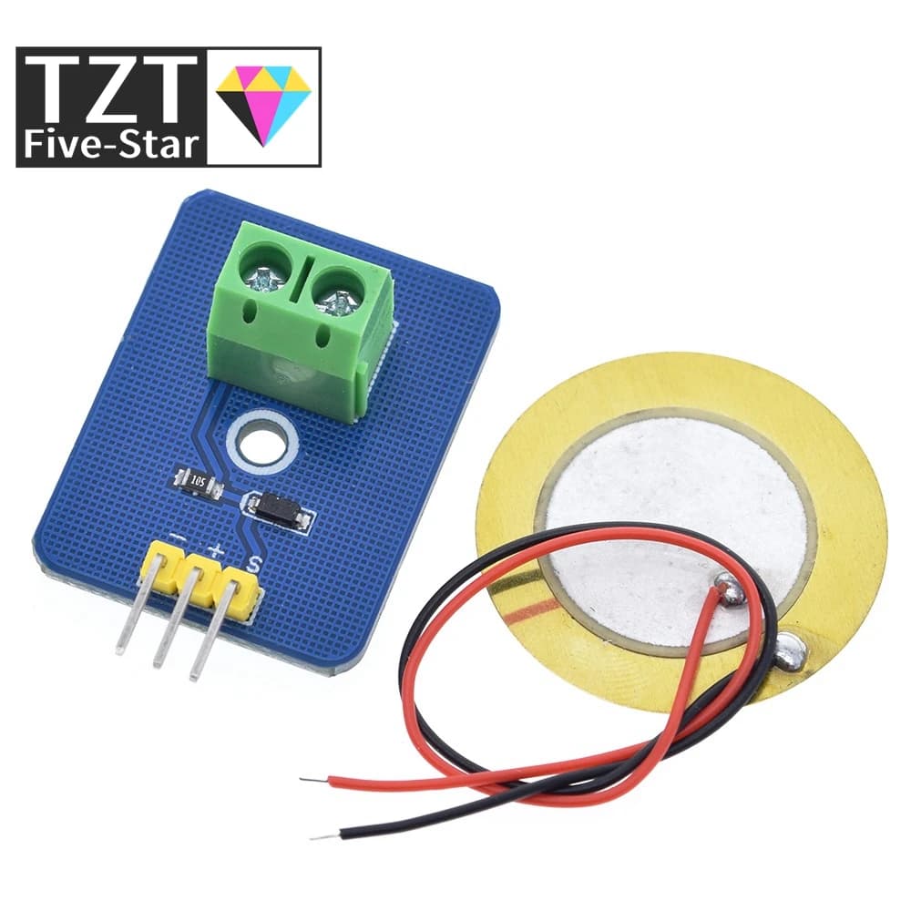 GREATZT Kit Fai-da-Te Modulo di Vibrazione Piezoelettrico 3.3V/5V, Controller Analogico, Componenti Elettronici, Sensore per Arduino UNO R3
