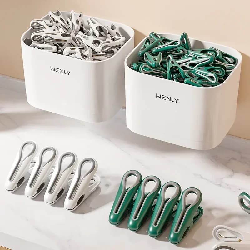 1/6/12pcs Springs for Clothes Dry Quilt Single Springs Cotton Quilt for Home Use Fixed Hook Large Windproof Clip Clothes Folder