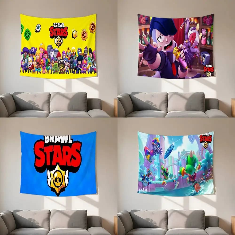 B-Brawls-Cute-S-Stars Tapestry Customizable Tapestries Of Various Styles,wall Hangings, Celebrity Photo Printing,wall Hangings