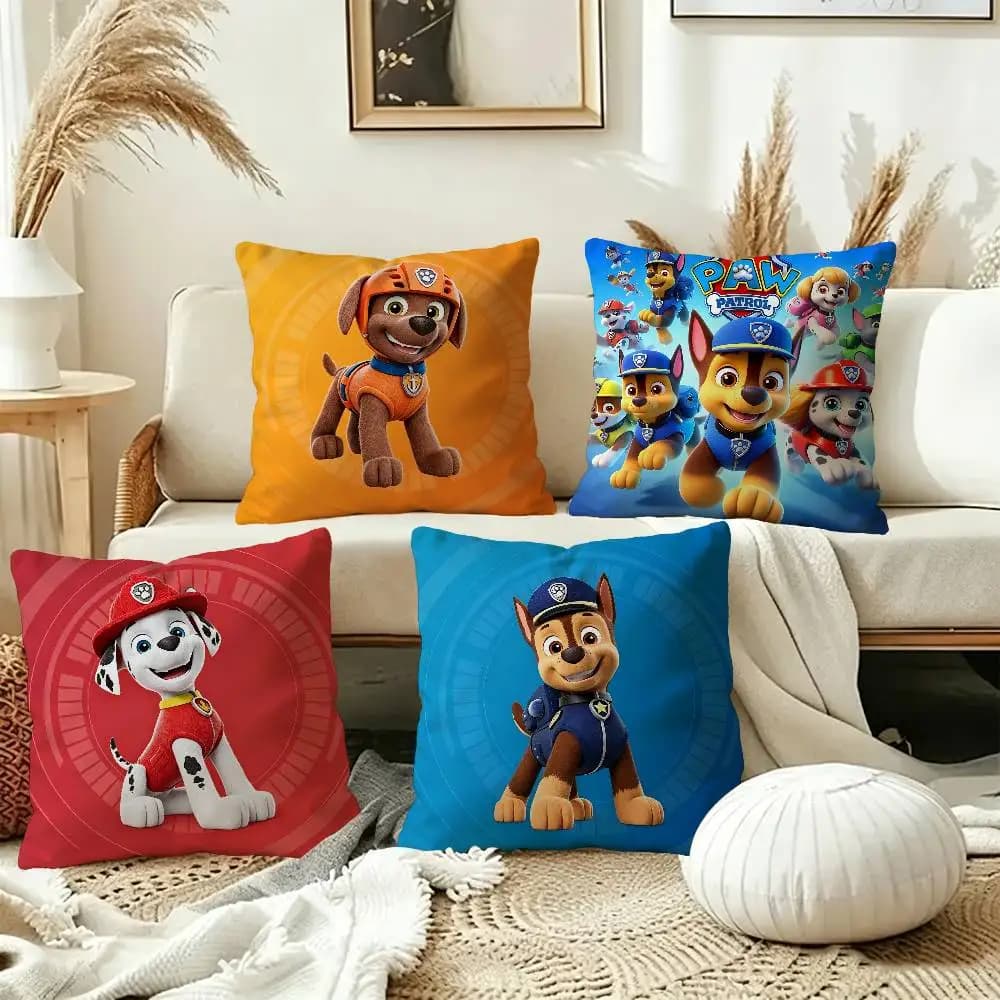 Cartoon PAW Patrol-Dog Pillow Anime Pillow Sofa Bed Head Pillow Cover Cushion Cover 45x45 cm Fashion