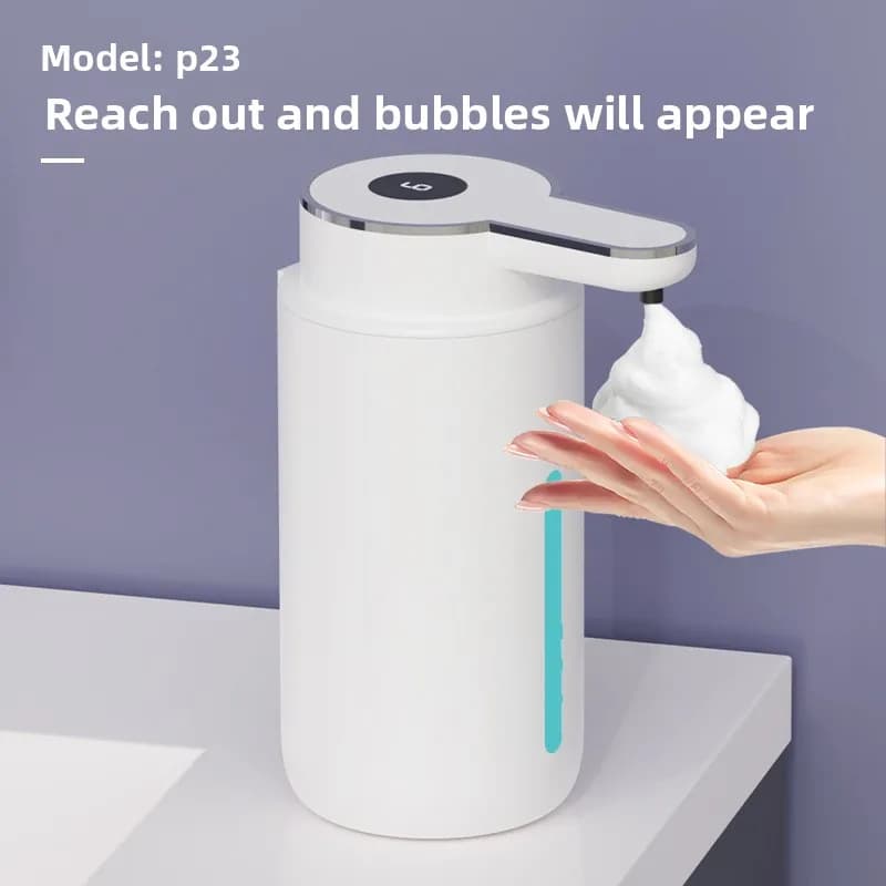 New Smart Digital Soap Dispenser P23 Automatic Hand Sanitizer Household Wall-mounted Foam Washing Mobile Phone