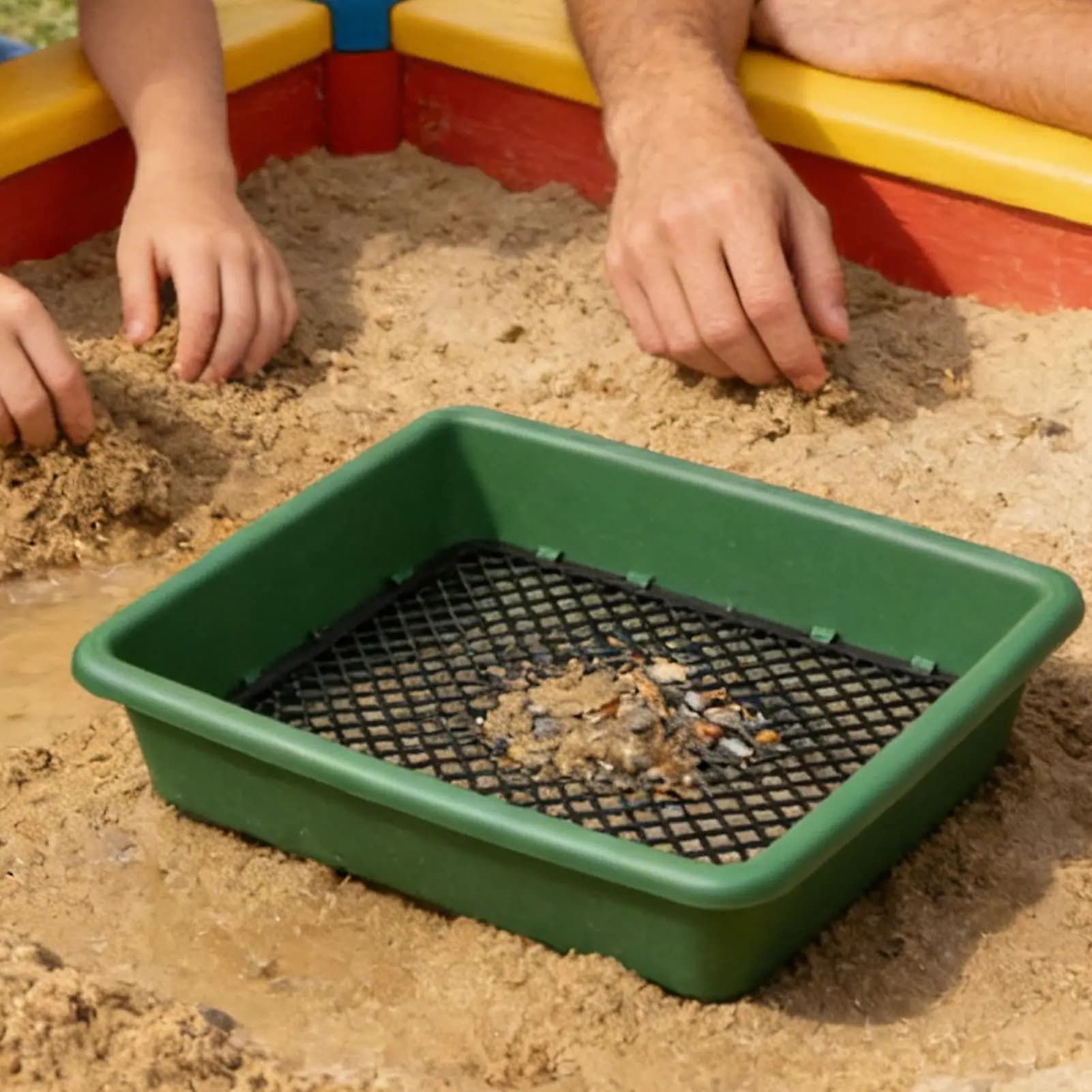 Setaccio per rocce in acciaio inossidabile, setaccio a rete per pellet, padella per prospezione dell'oro per prospezione mineraria, giardinaggio, piante in vaso, terreno