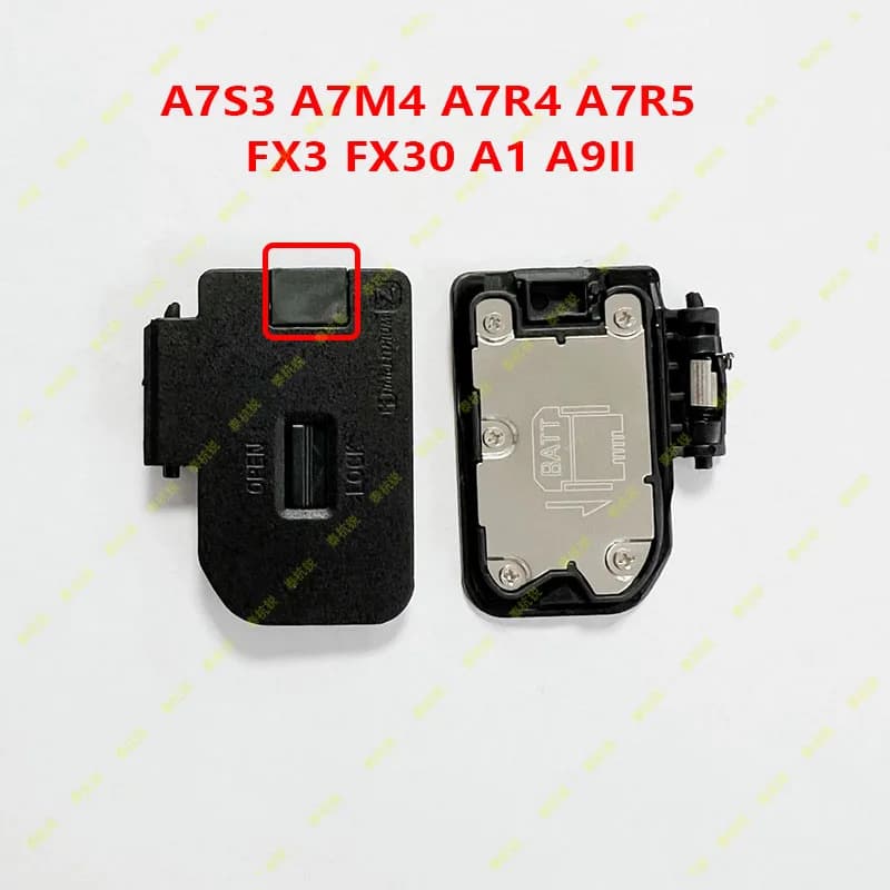 Nuova Versione Con Lato Piccolo Cuoio Porta Batteria Tappo di Copertura Per Sony A7S3 A7M4 A7R4 A7R5 FX3 FX30 A1 A9II Copertura Inferiore