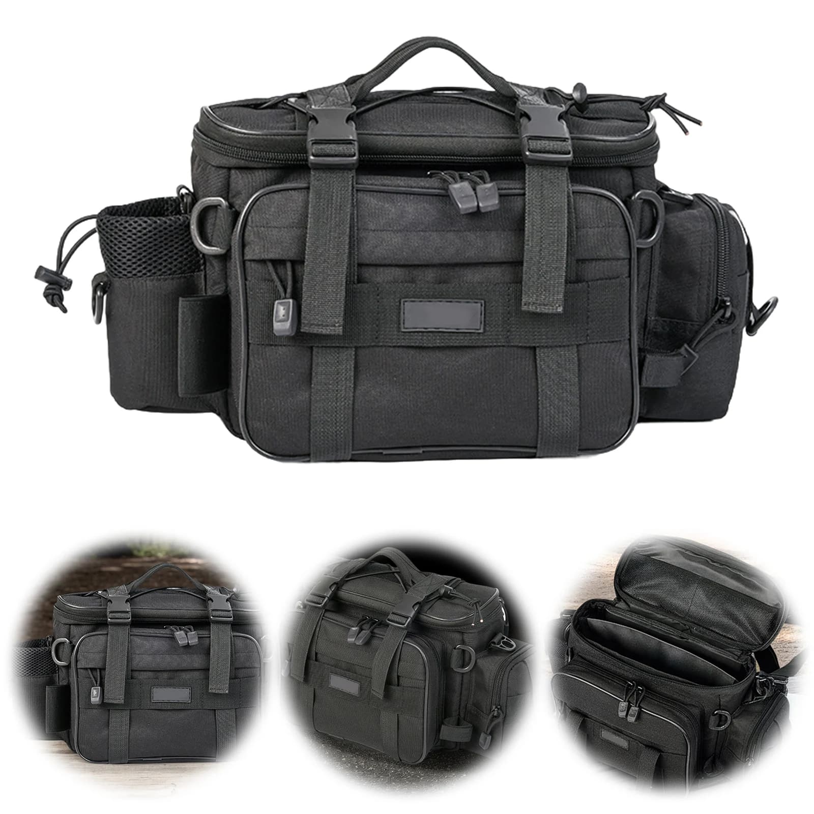 Supported Fishing Equipment Door Bags, User Resistant, Fishing Equipment Portable Organizer, Mulinelli and Esche Box, Camping Backpack, Picnic and Cycling