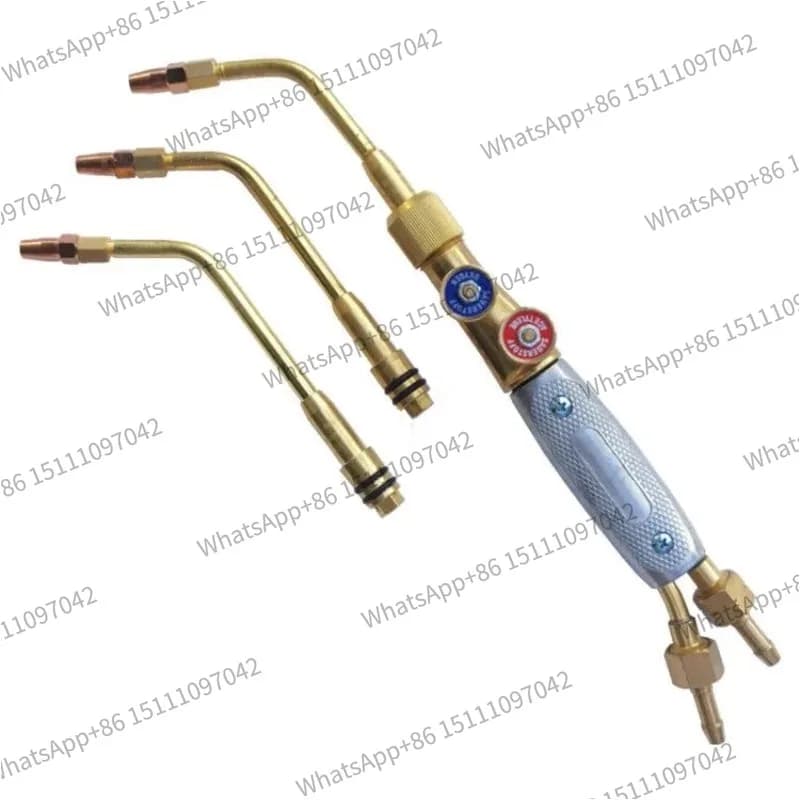 Oxygen Acetylene Gas Welding Torch Propane Gas Liquefied Gas Heating Gun Air Conditioning Copper Pipe Maintenance Tool