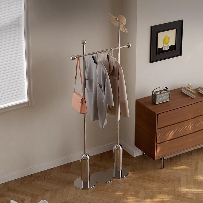 b11-Metal Display Coat Racks Minimalist Hanging Bag Hanger Modern Coat Racks Nordic Luxury Indoor Clothes Perchero Furniture