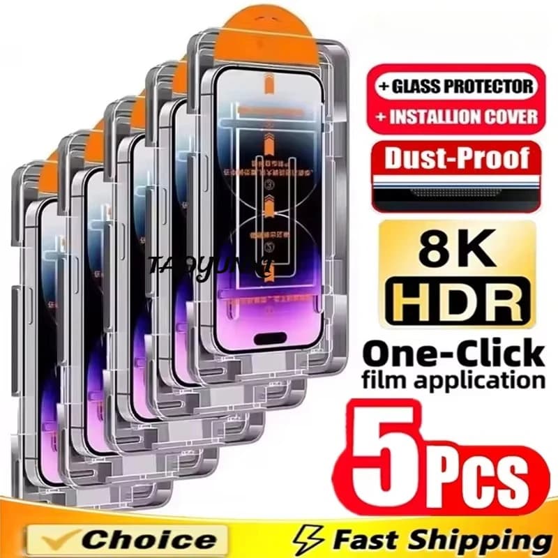 1-5 pezzi protezione schermo facile da installare per Xiaomi 15T Pro 14T Pro 13T 12T 11T 10T 14 13 12 11 Lite 11i 11X 10i HD vetro temperato