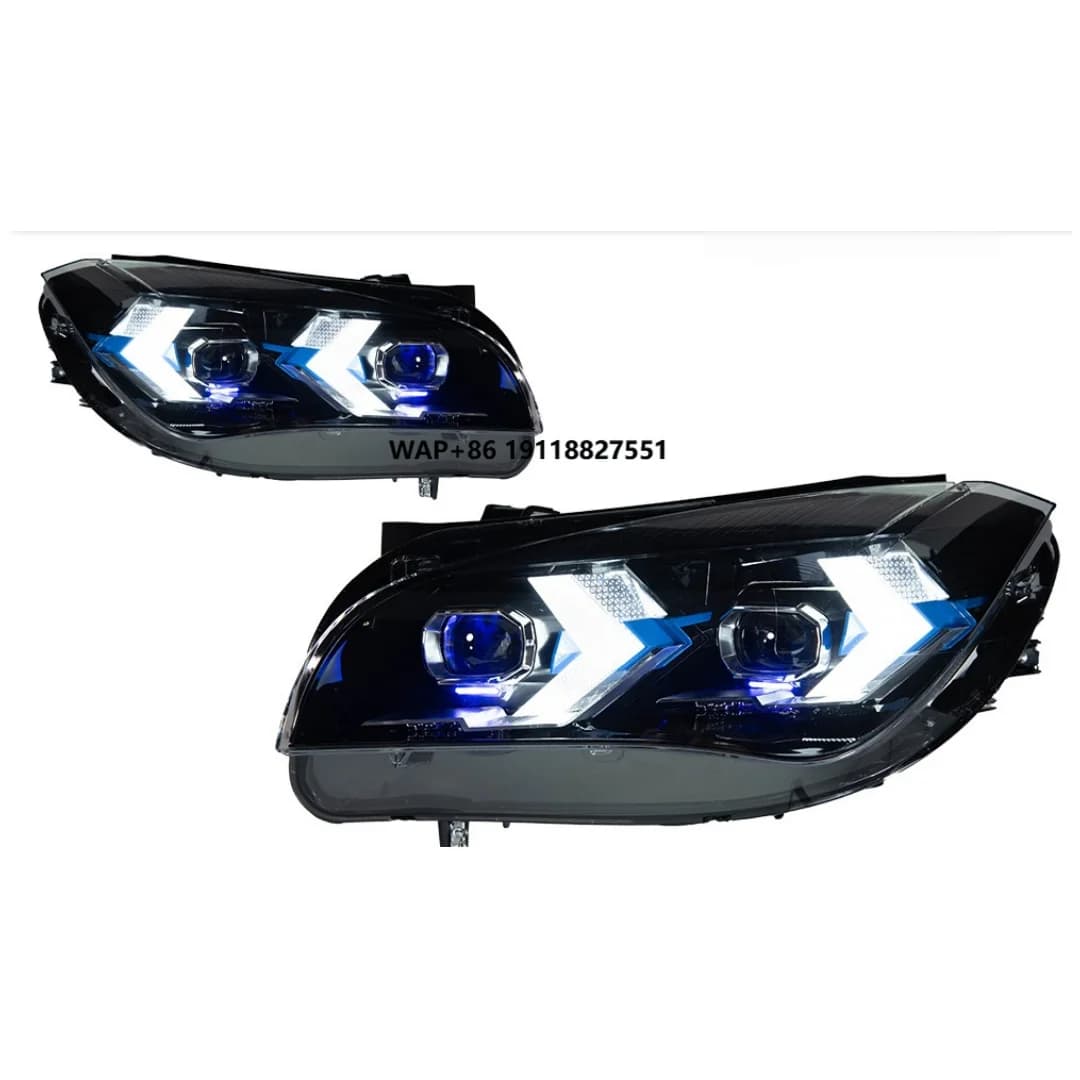 Per X1 E84 2011-2015 Auto LED Testa Della Lampada Lente Del Proiettore Anteriore Far Luci Segnale DRL Nuovo 12V Accessori Automotive