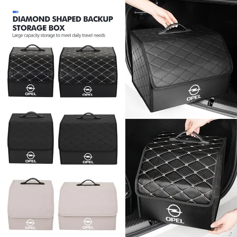 For Opel Car Trunk Tool Storage Box Fishing Camping Organizer Bag Corsa Astra H G J Insignia Vectra Zafira Meriva