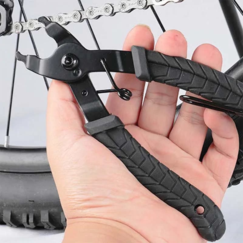 Strumento per collegamento rapido per catena da bici con pinza per bicicletta con gancio Morsetto per catena per ciclismo su strada MTB Pinza multi-link Strumento per bicicletta con fibbia magica