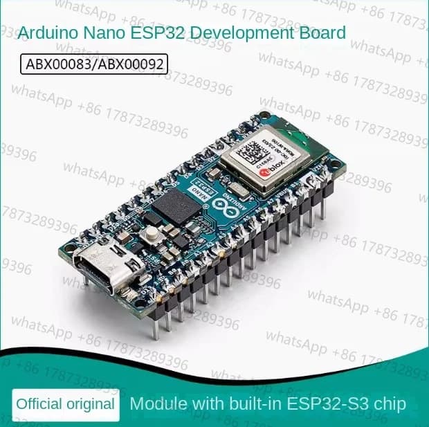 Original Italy Arduino Nano ESP32 development board ABX00083 ABX00092 supports WiFi Bluetooth master board