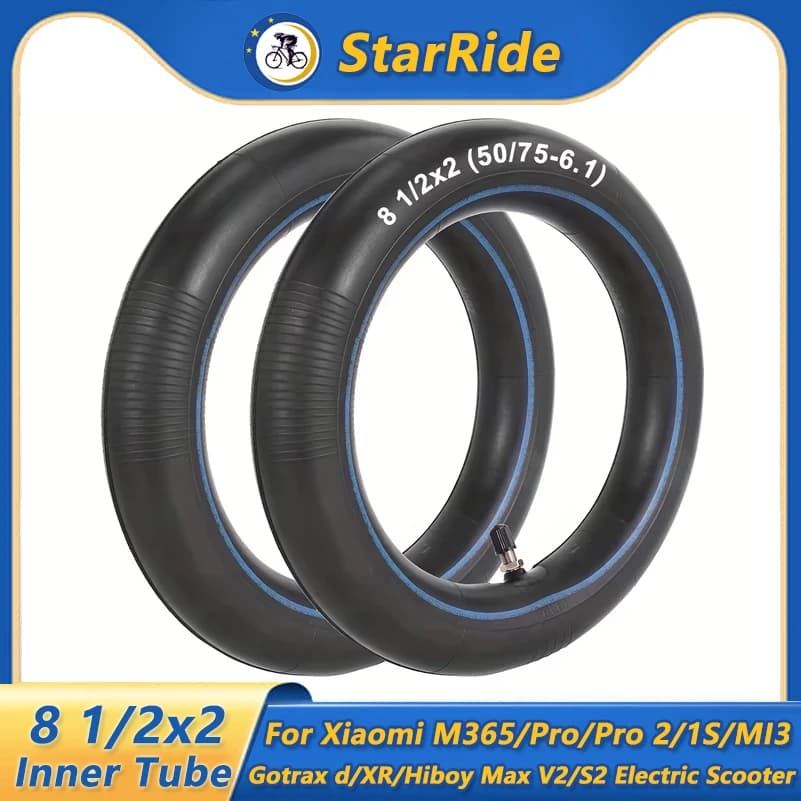 1/2 pezzi 8 1/2x2 camera d'aria per Xiaomi M365 1S MI3 Lite Pro2 Gotrax Gxl V2 scooter elettrico 50/75-6.1 8.5x2 camere d'aria parti