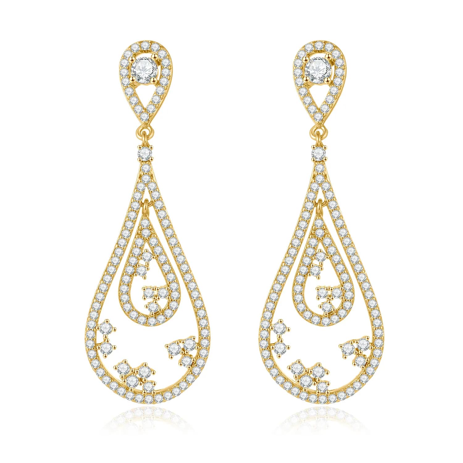 Drop Earrings Banquet Wedding Bridesmaid High-End Luxury Women Feast Ball Wedding Jewelry Gift
