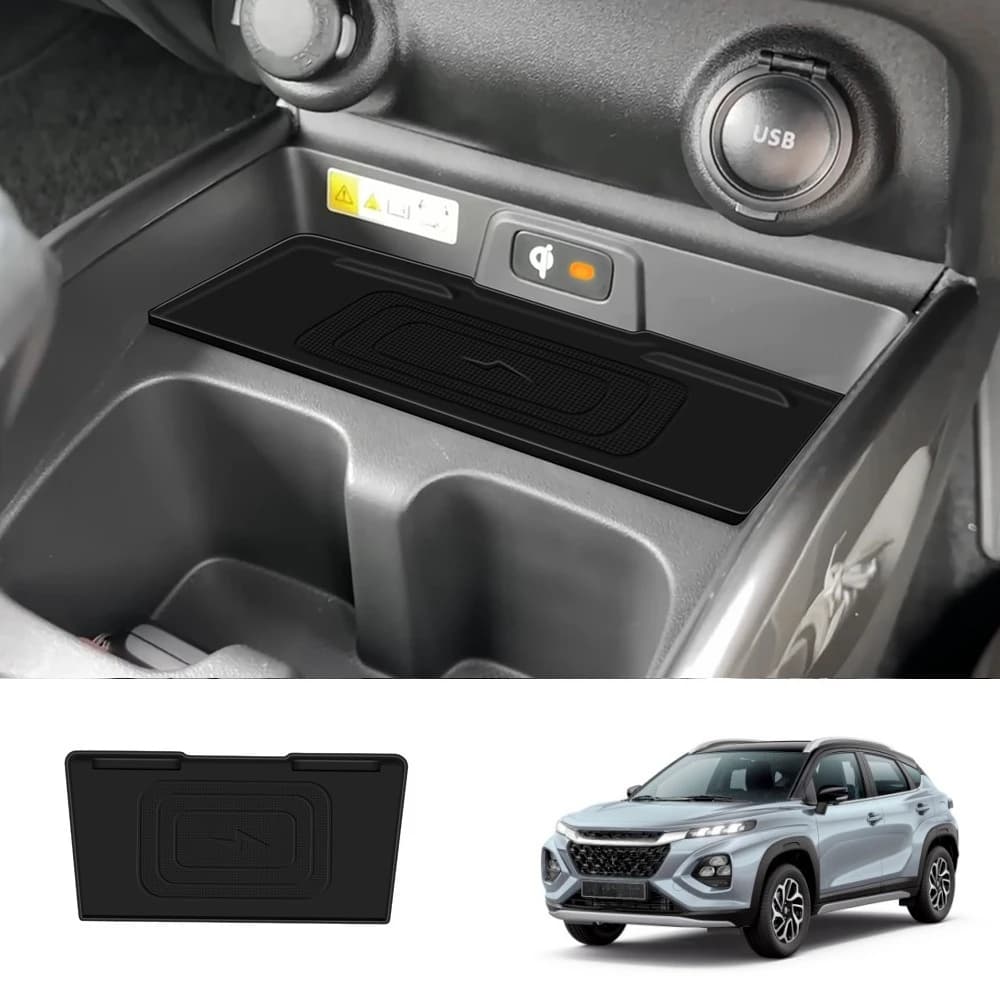 Per Suzuki Fronx WDB3S WEB3S 2024 2025 2026 Console centrale Caricatore wireless Auto Pad in silicone Supporto Accessori auto