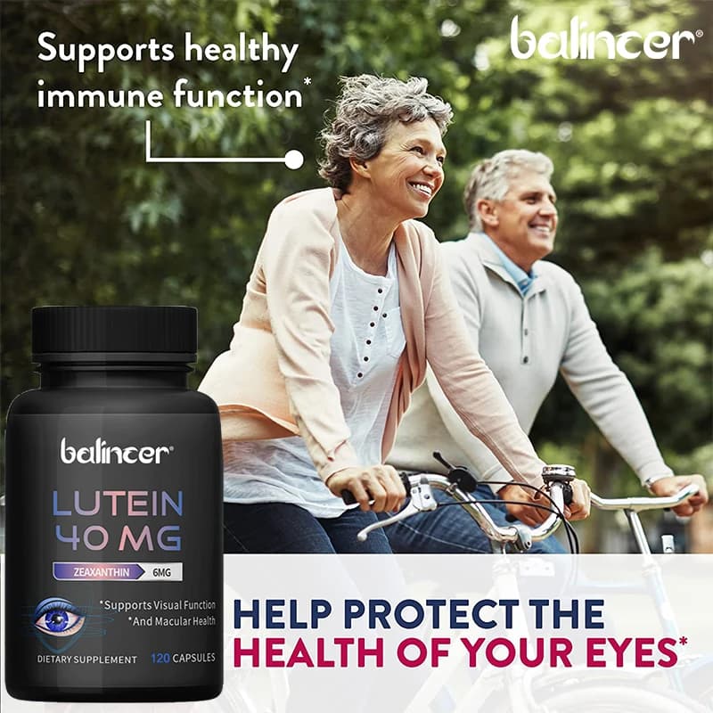 Lutein and Zeaxanthin - Vitamins for the health of the eyes, relieve eye fatigue, protect the view, food supplement for the health of the sight