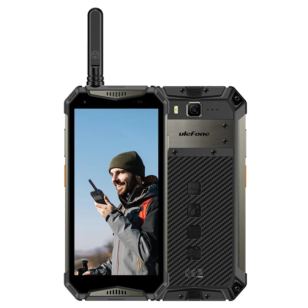 Ulefone Armor Walkie-talkie Smartphone robusto 10850mAh Batteria grande 12g + 256g Telefono cellulare 50MP Cellulare 20WT