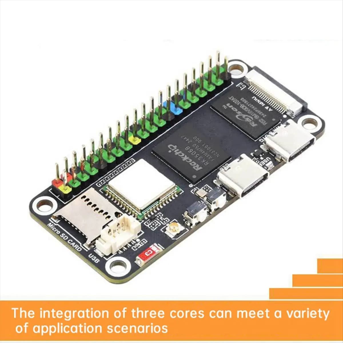 [ABDH] Linux Mini Zero W Development Card for Luckfox Lyra Based on Chip RK3506B Compatible with Raspberry Pi Zero