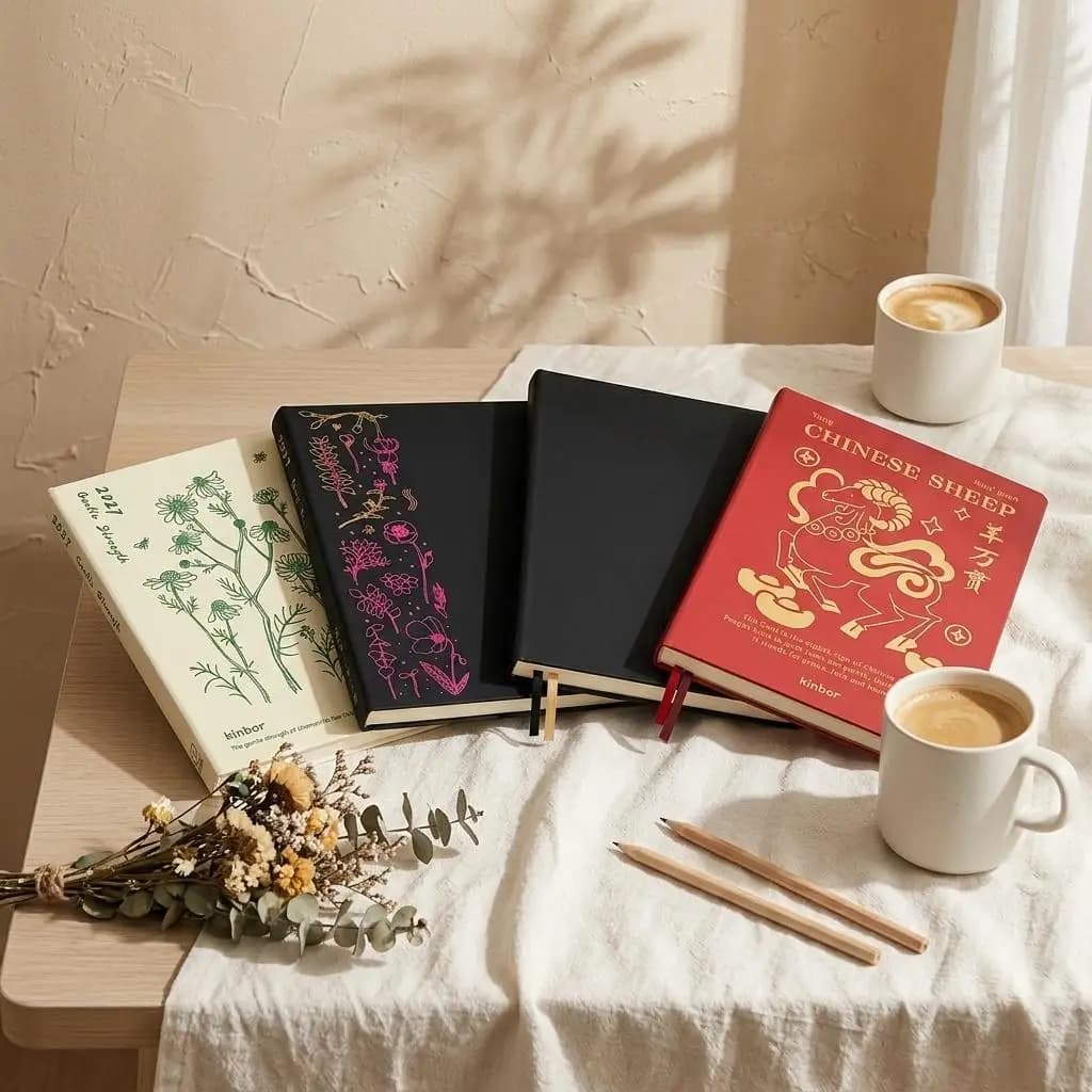New Kinbor A5 & A6 2027 Annual Agenda Planner Notebook School Diaries, Monthly,Weekly,Daily Planners Handbooks Note Taking Book