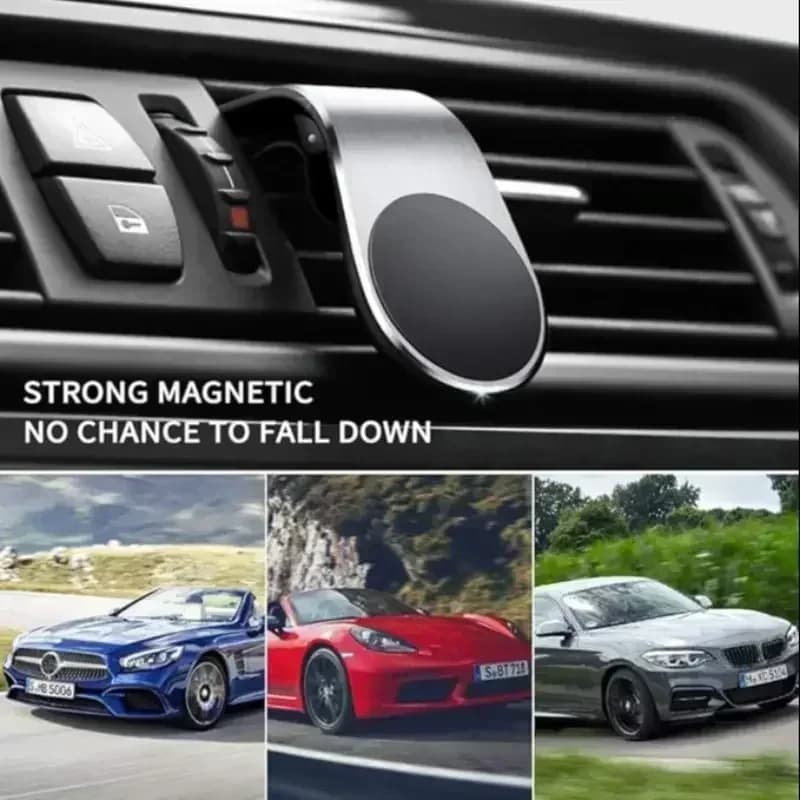 Magnetic Car Phone Holder Car Air Outlet Phone Stand Clip Universal Magnetic Suction Smart Phone Mount