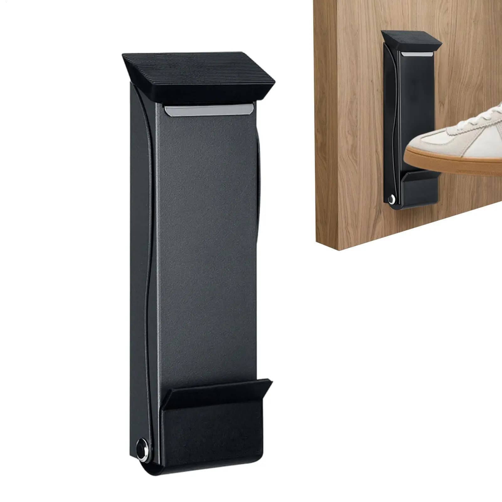 Door Stopper Tight Fit Furniture Hardware Heavy-Duty No-Drill Bottom Of Door Stop for Dorm Kitchen Rental House Dining Room