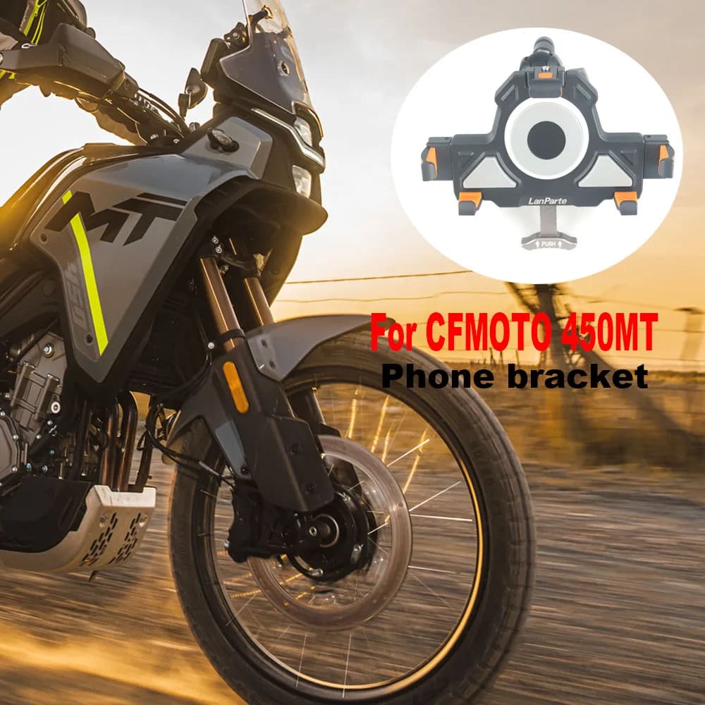 Nuova staffa di navigazione 450MT per CFMOTO 450 MT MT450 MT 450 2024 Accessori moto GPS Supporto per telefono Staffa di supporto
