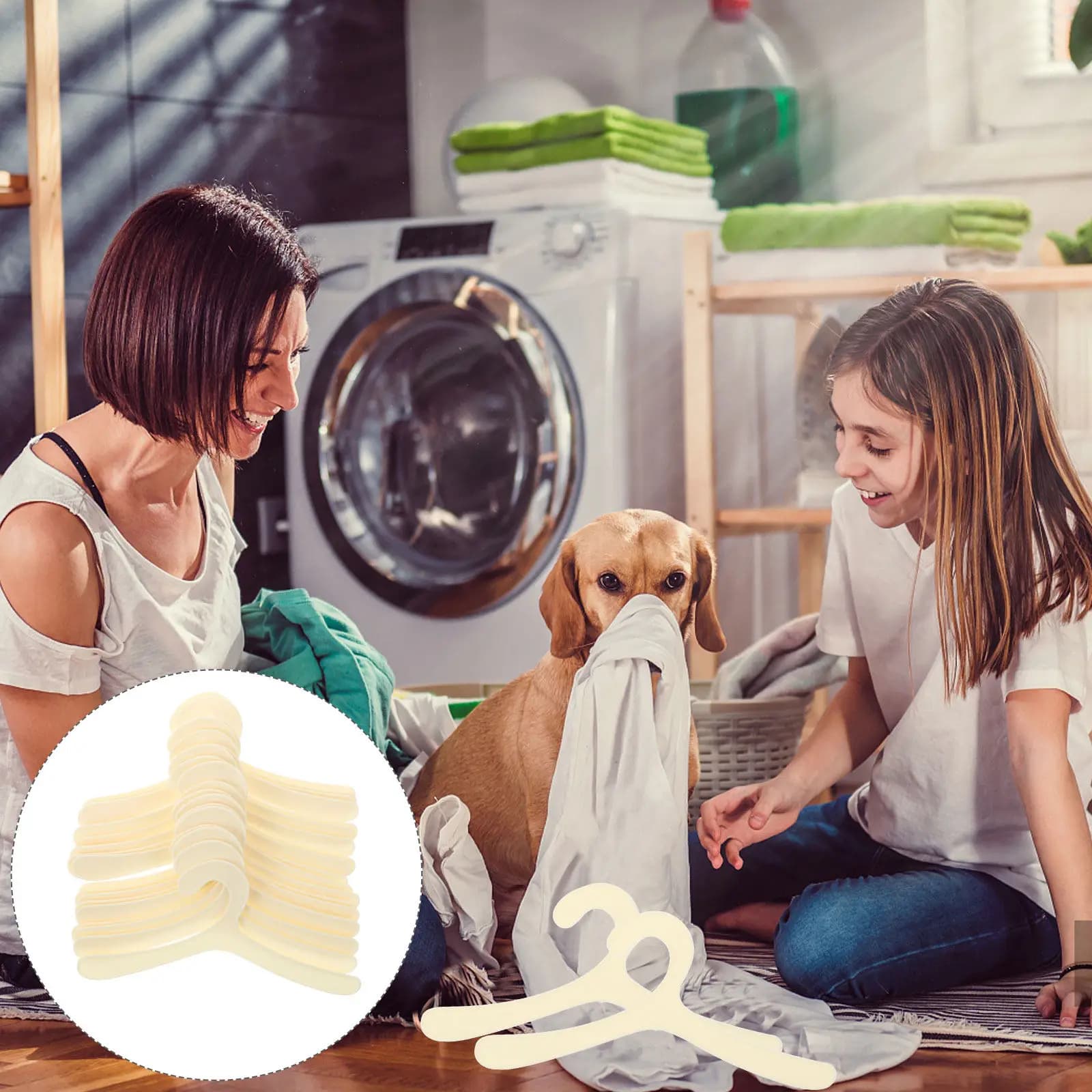 20 Pezzi Appendiabiti per Cani, Gruccia per Vestiti di Cani Piccoli, Supporti Appendiabiti per Abbigliamento