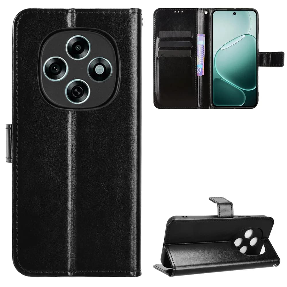 Per OPPO F31 Pro 5G Custodia a portafoglio in pelle PU di lusso con cordino per borse per telefono OPPO F31Pro 5G