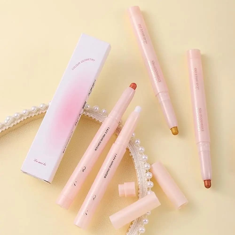 Sdraiato Silkworm Glitter Umbrella Stick Pearl White Umbrella Glossy Pen Matte illuminating highlighter Cosmetics for makeup