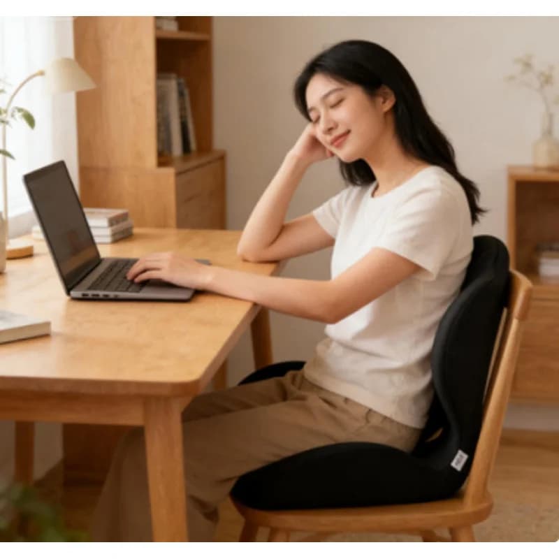 Cuscino Lombare Ergonomico in Memory Foam 2026 Nuovo, per Alleviare la Pressione e Correggere la Postura Seduta
