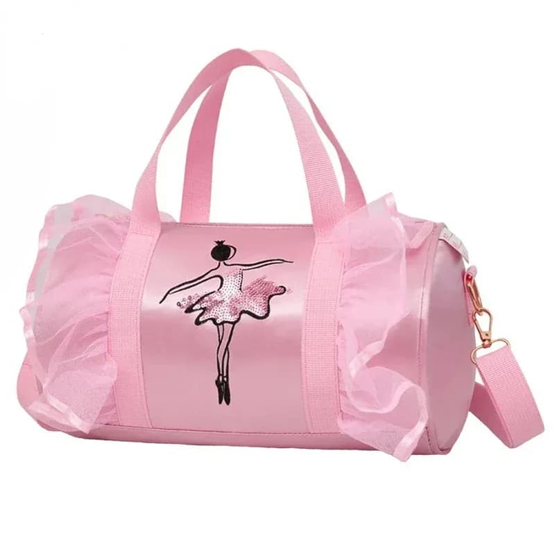 2026 2024 New Ballet Bags Pink Girls Sports Dance Kids Backpack Baby Barrels Package Bag Costume Clothes Shoes Dress Handb