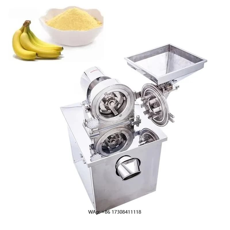 High Quality Stainless Steel 304 Wheat Corn Bean Grinder Pepper Spice Grinding Coffee Grain Grinder 30-150kg/h 220V 1 Year