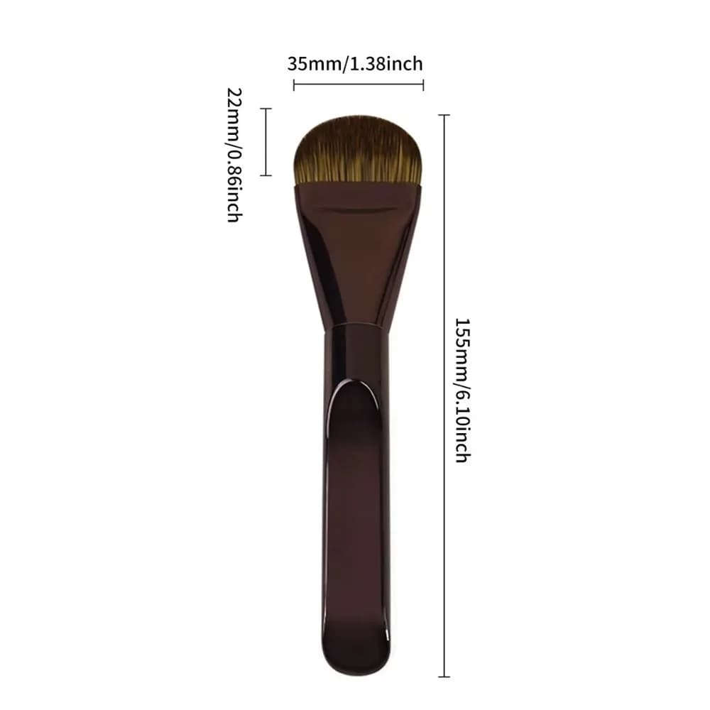 Ultra-thin Foundation Brush Wide Tongue Non-marking Concealer Brush No Powder Soft Hair Makeup Brush Women Beauty Tools
