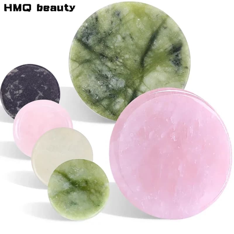 Eyelash Collar for Pallets Extensions Pink Green Jade Stone Reusable Faux eyelashes Wall sticker Accessories for makeup