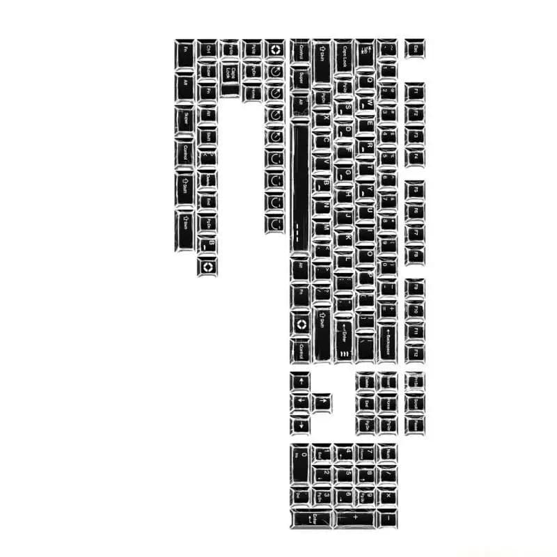 Copritasti dal design minimalista PBT Sostituzione ergonomica dei copritasti della tastiera meccanica