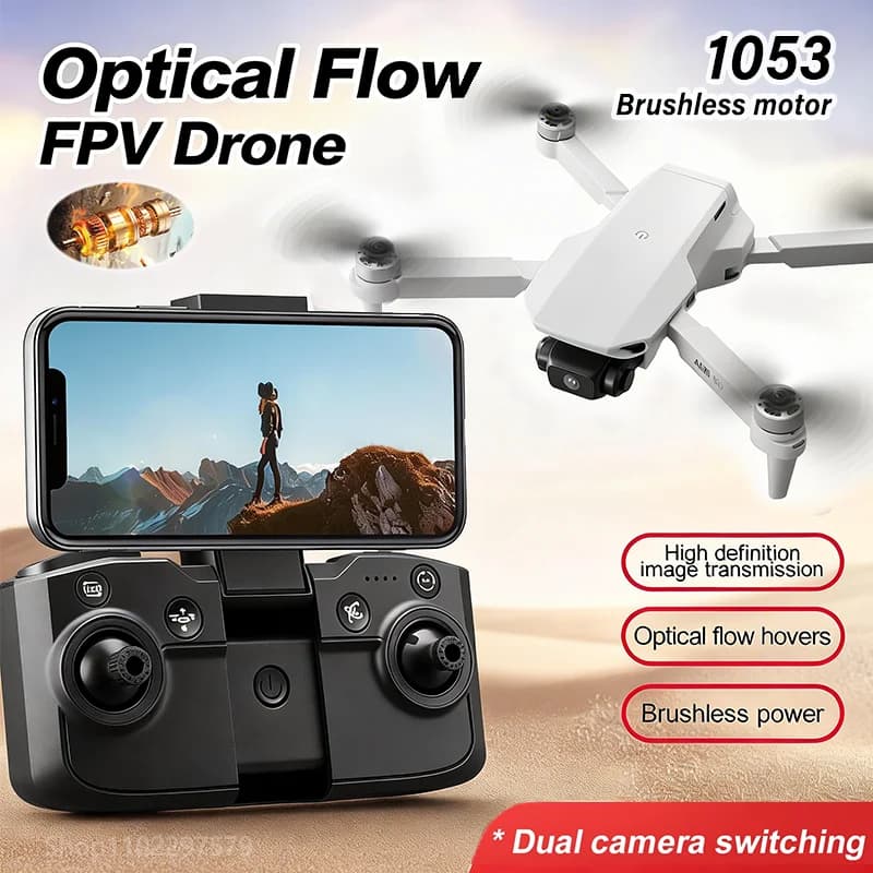NUOVO Drone VR Aeri100 Scala 1:1 Design Aerodinamico Telecamera HD 8K 1080P Telecomando Brushless 360 ° Giocattolo Volante con Sistema di Evitamento Ostacoli
